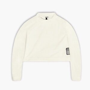 Rains Women's Fleece Sweatshirt Fossil Ivory XS